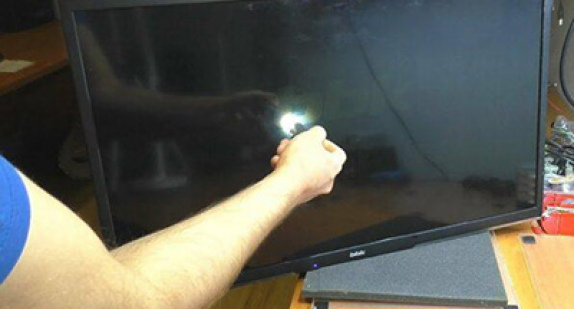 Главный признак выхода из строя подсветки